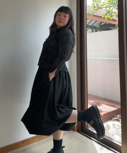 Comme des Garcons SS25 Wool Gabardine Baggy Balloon Pants