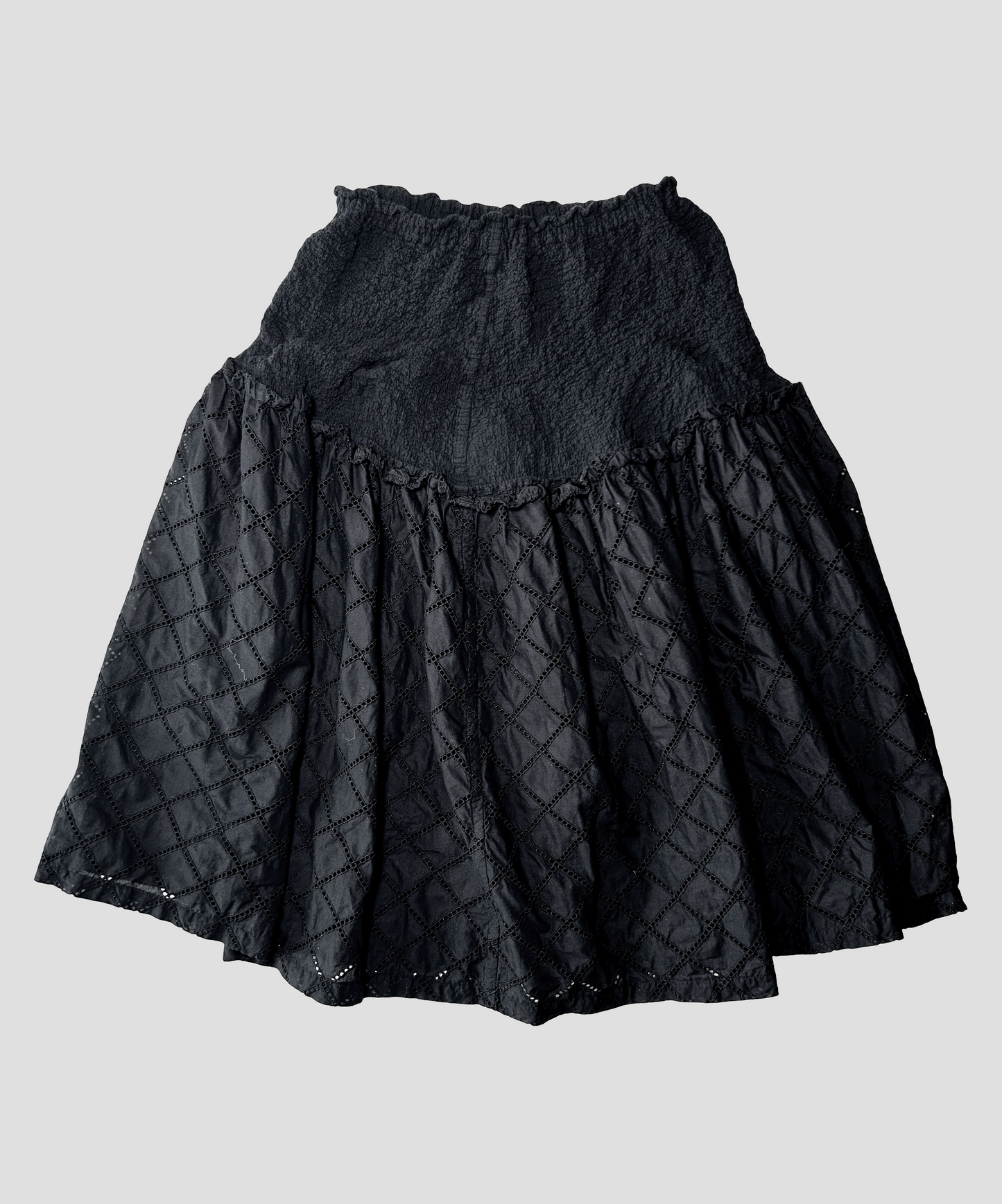 ME Issey Miyake Jacquard Cauliflower Switching Skirt