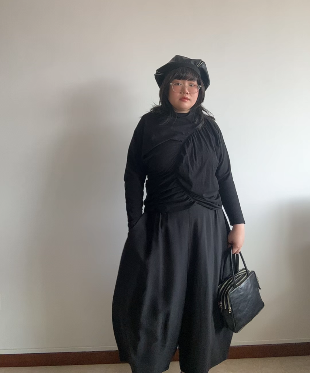 Kawa Kawa Multiple Zippers Mini Leather Boston Bag