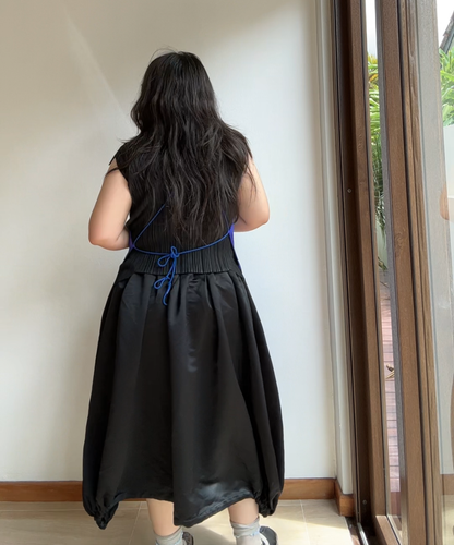 Issey Miyake IM Product Halter-tie Apron Dress