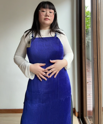 Issey Miyake IM Product Halter-tie Apron Dress