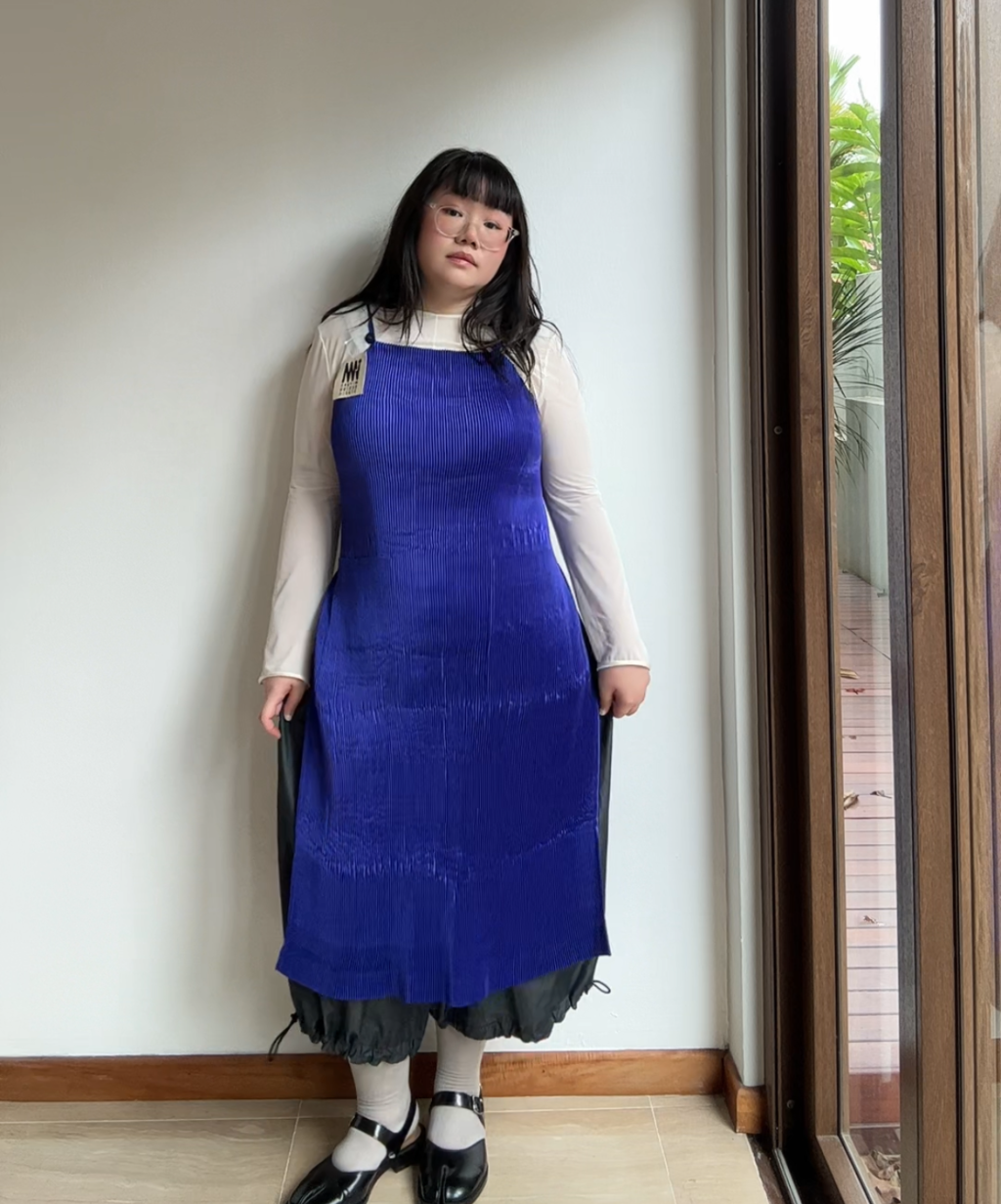 Issey Miyake IM Product Halter-tie Apron Dress