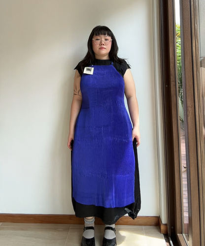 Issey Miyake IM Product Halter-tie Apron Dress