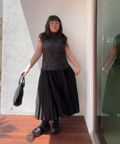 Pleats Please Crinkled Texture Top