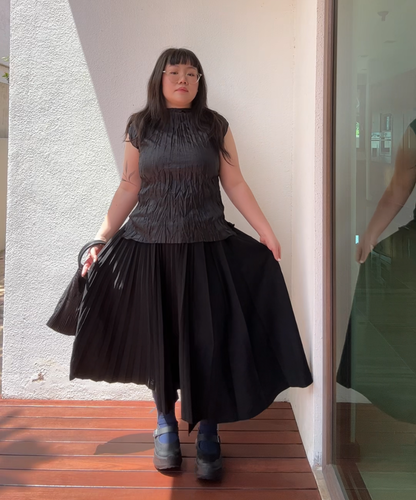 Pleats Please Crinkled Texture Top