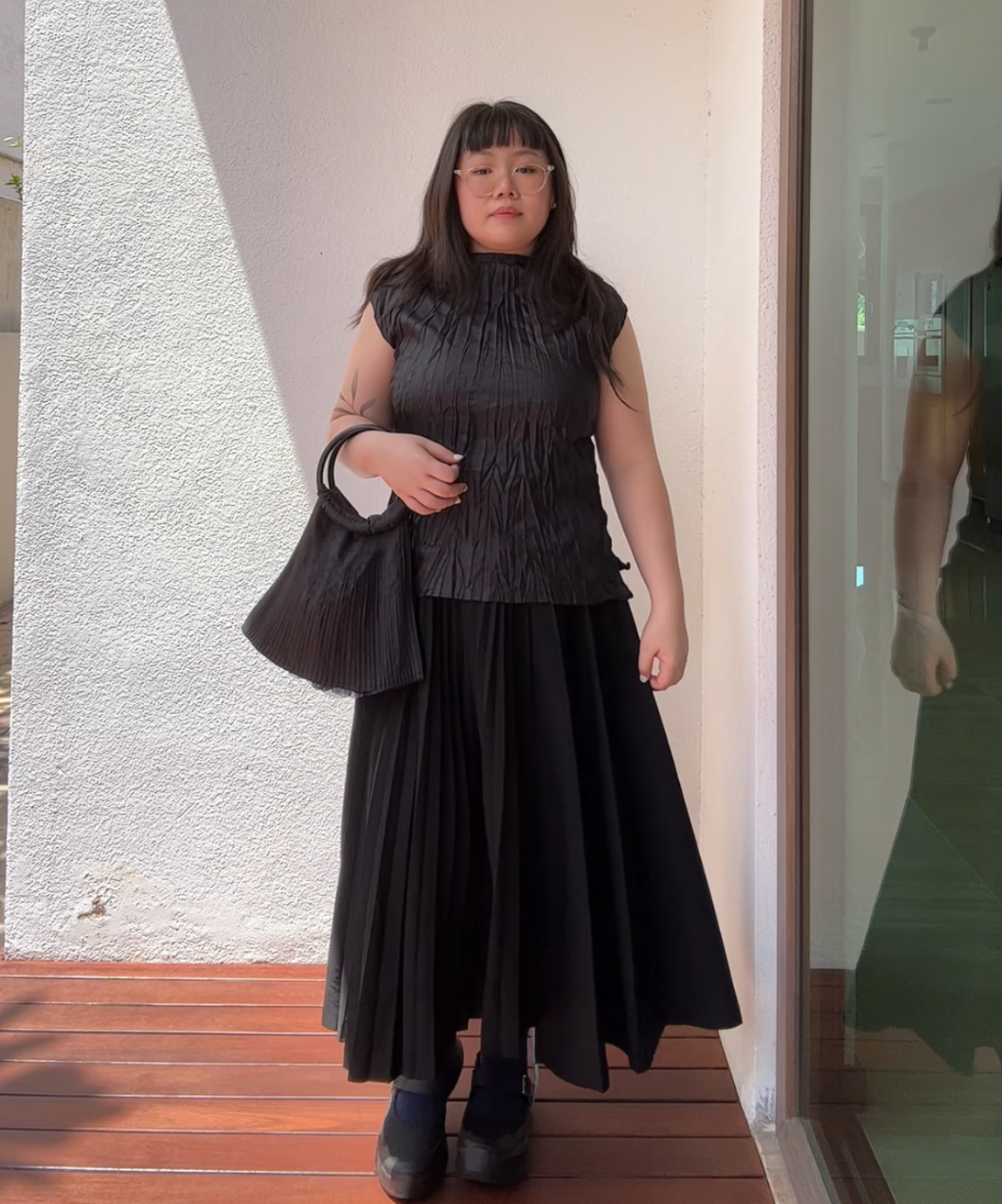 Pleats Please Crinkled Texture Top