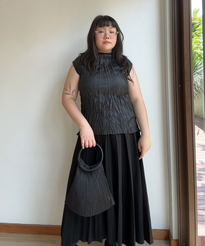 Pleats Please Crinkled Texture Top