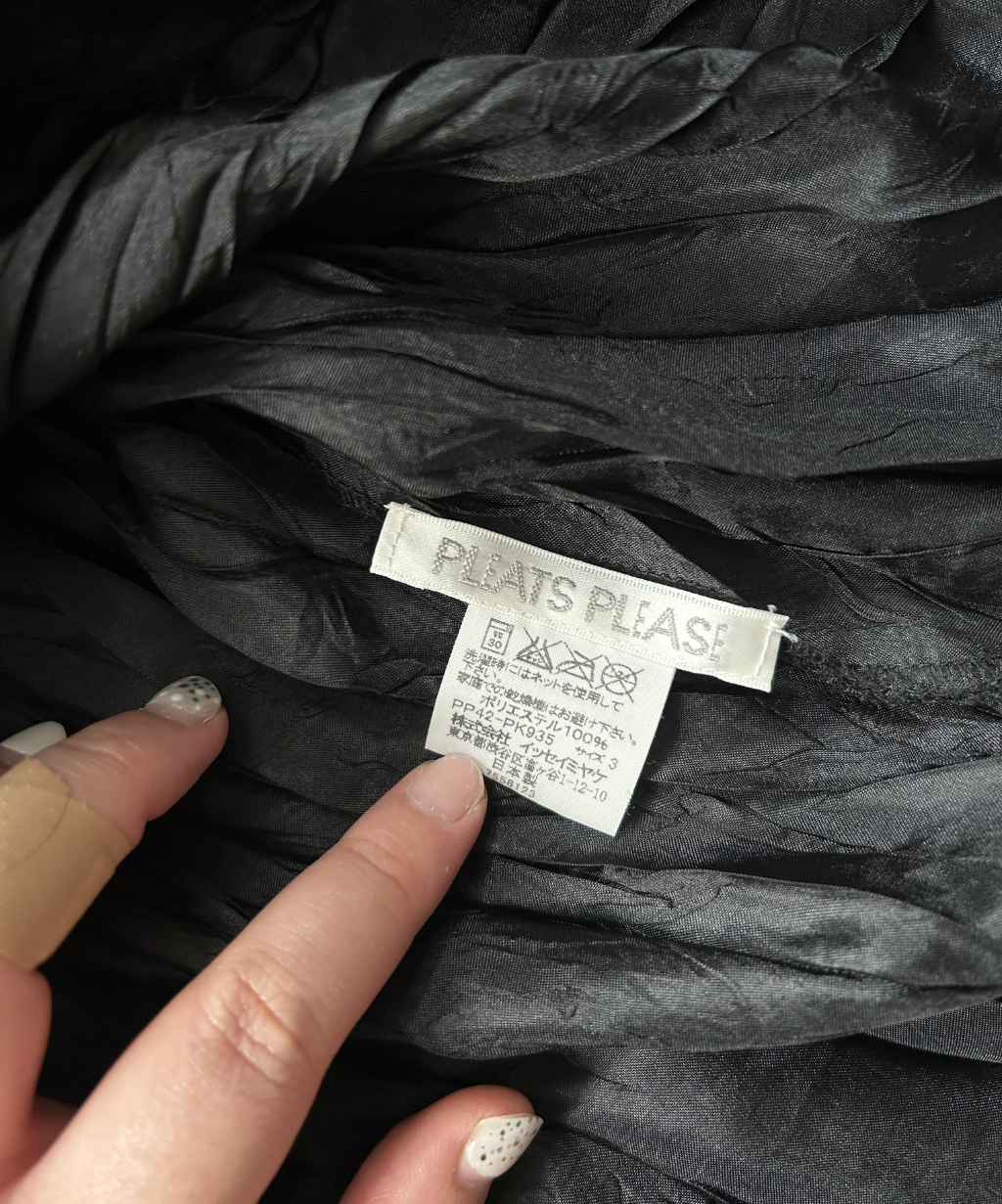 Pleats Please Crinkled Texture Top