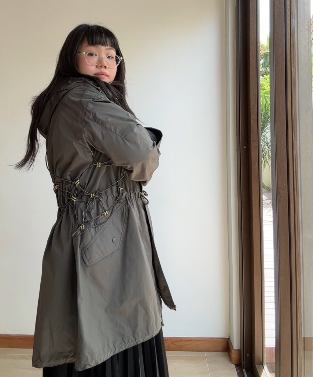 Issey Miyake SS04 Bungee Cord Rain Jacket