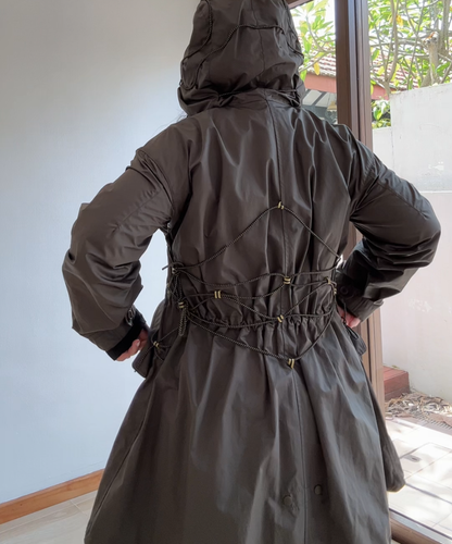 Issey Miyake SS04 Bungee Cord Rain Jacket