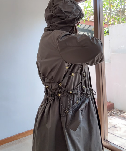 Issey Miyake SS04 Bungee Cord Rain Jacket