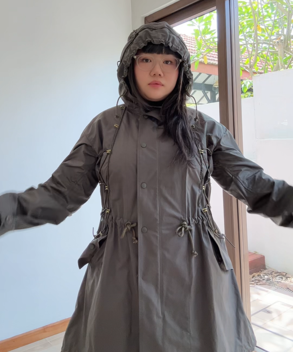 Issey Miyake SS04 Bungee Cord Rain Jacket