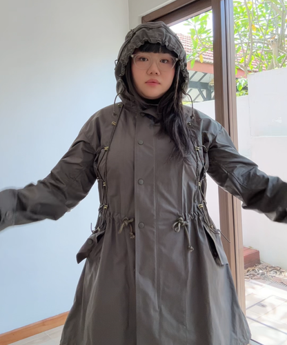 Issey Miyake SS04 Bungee Cord Rain Jacket