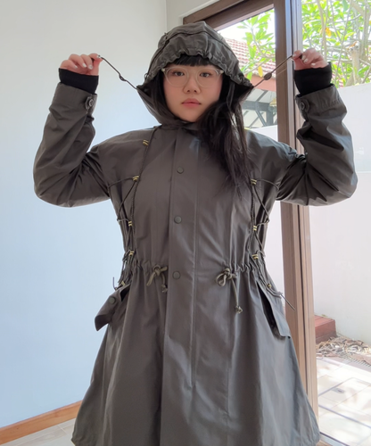 Issey Miyake SS04 Bungee Cord Rain Jacket