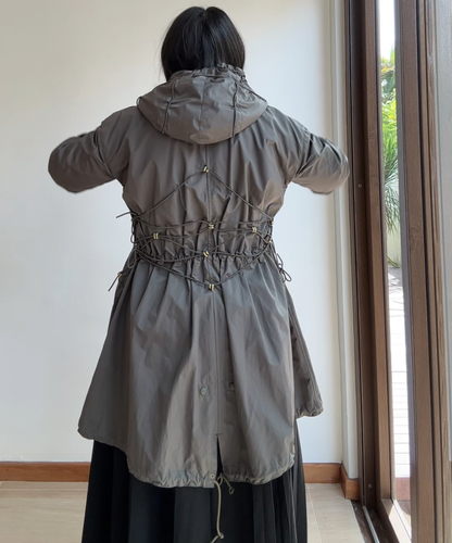 Issey Miyake SS04 Bungee Cord Rain Jacket