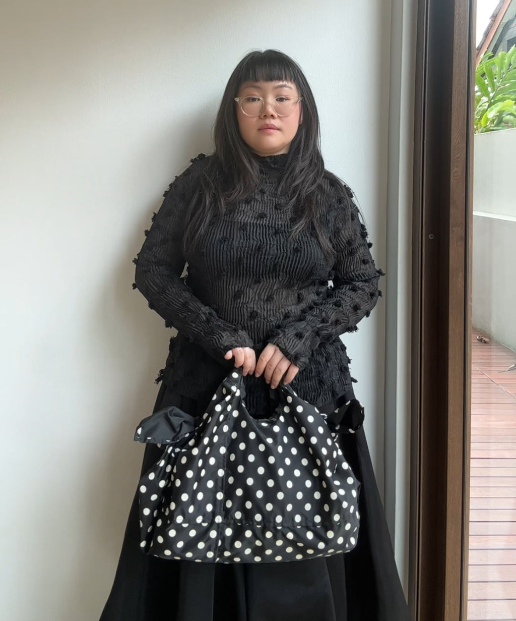 Comme des Garcons Girl Polka Dot Nylon Candy Bag