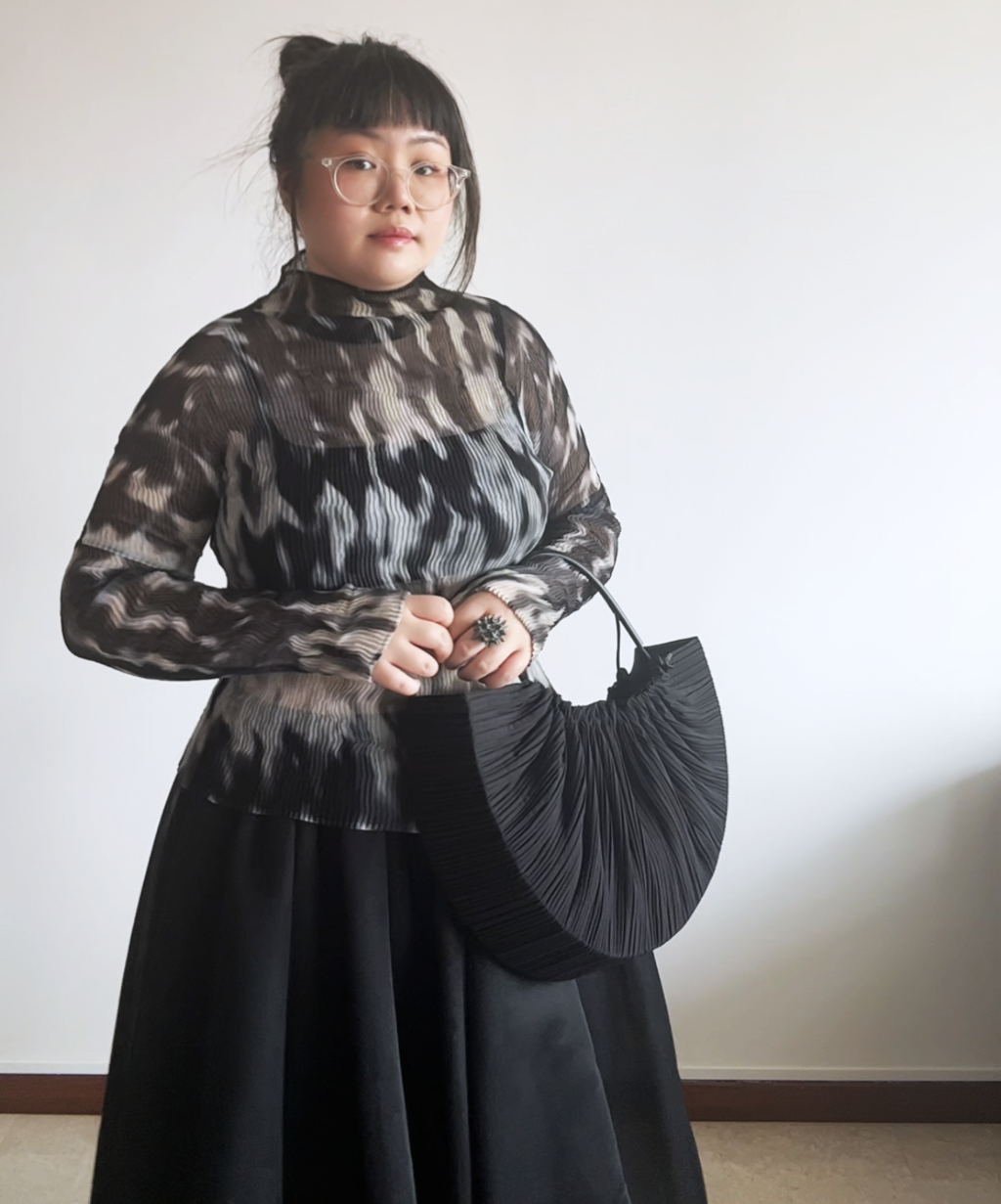 Bunzaburo Kyoto metallic fabric flower ring