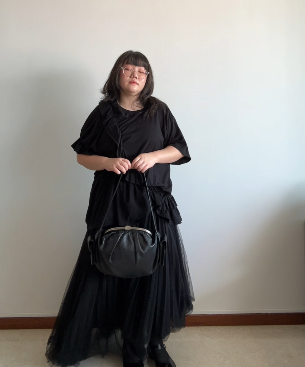 Jean Paul Gaultier 00s Kisslock Leather Oval Bag