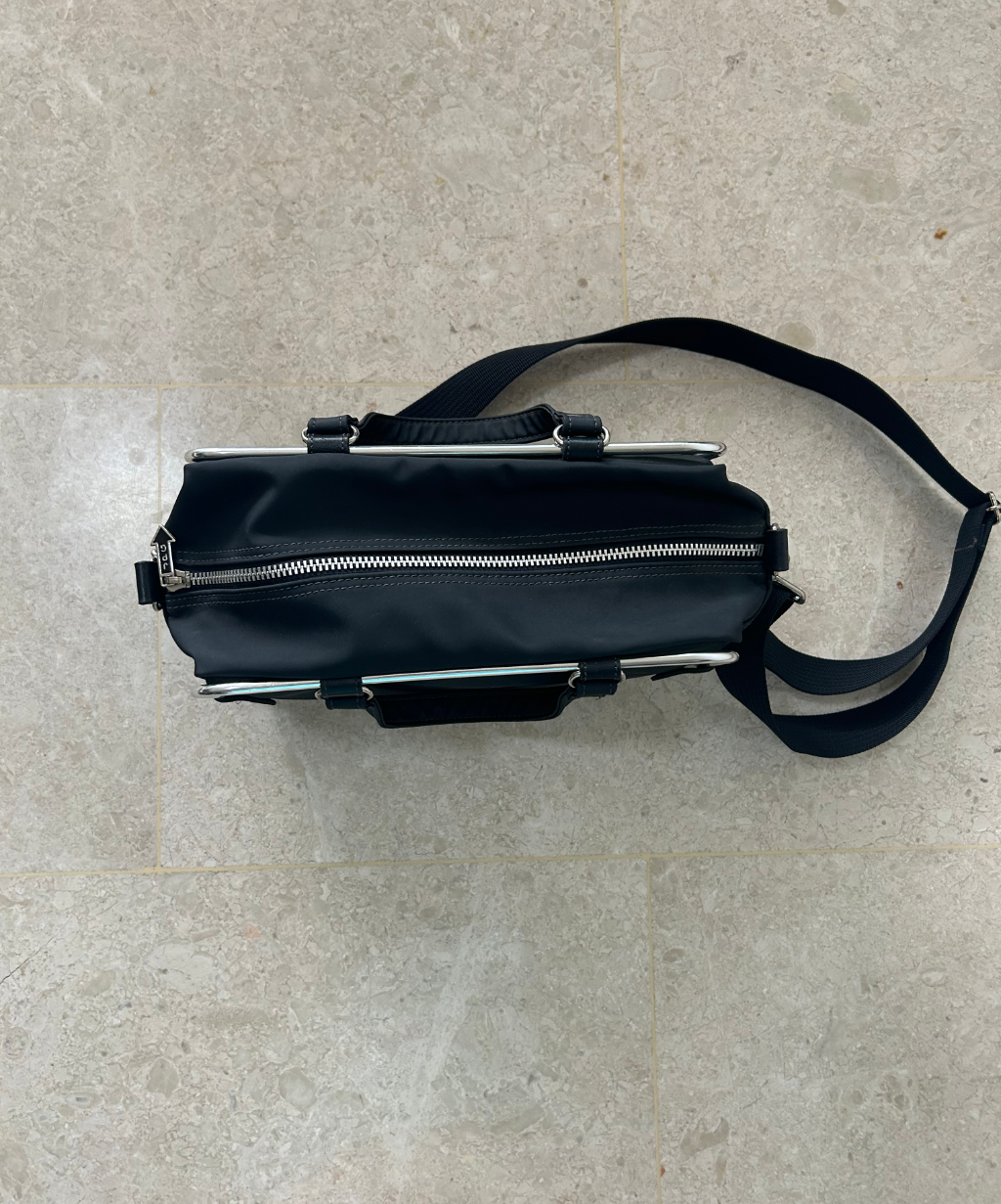 Jean Paul Gaultier ナイロンボストンバッグ Jean Paul Gaultier Metal Frame Nylon Bag – Comme Please