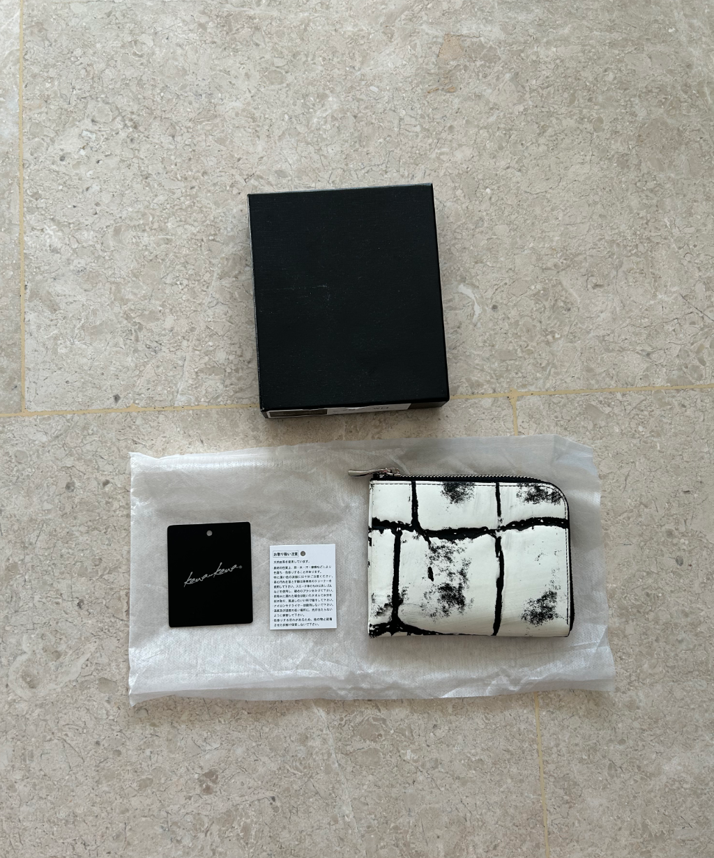 Kawa Kawa Faux Painted Zip Wallet