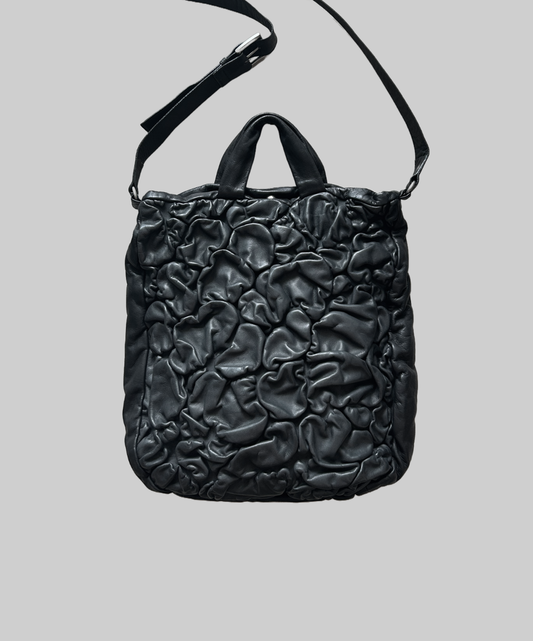 Kawa Kawa Crinkled Leather 2-way Tote