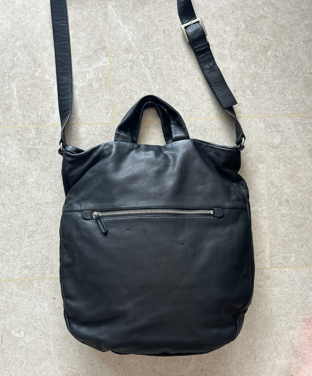 Kawa Kawa Crinkled Leather 2-way Tote