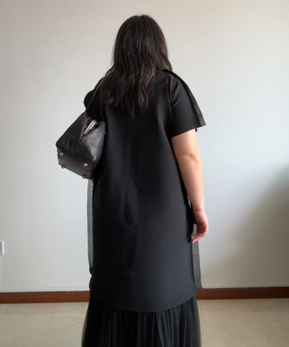 Kawa Kawa Kisslock Leather Cube Shoulder Bag