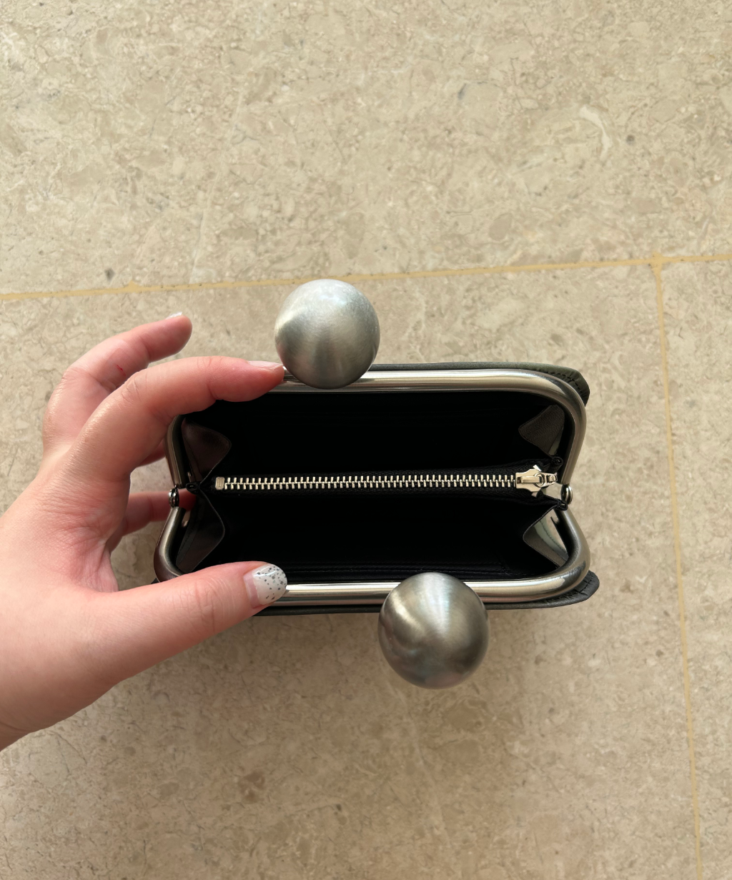 Kawa Kawa Mist Pattern Kisslock Purse