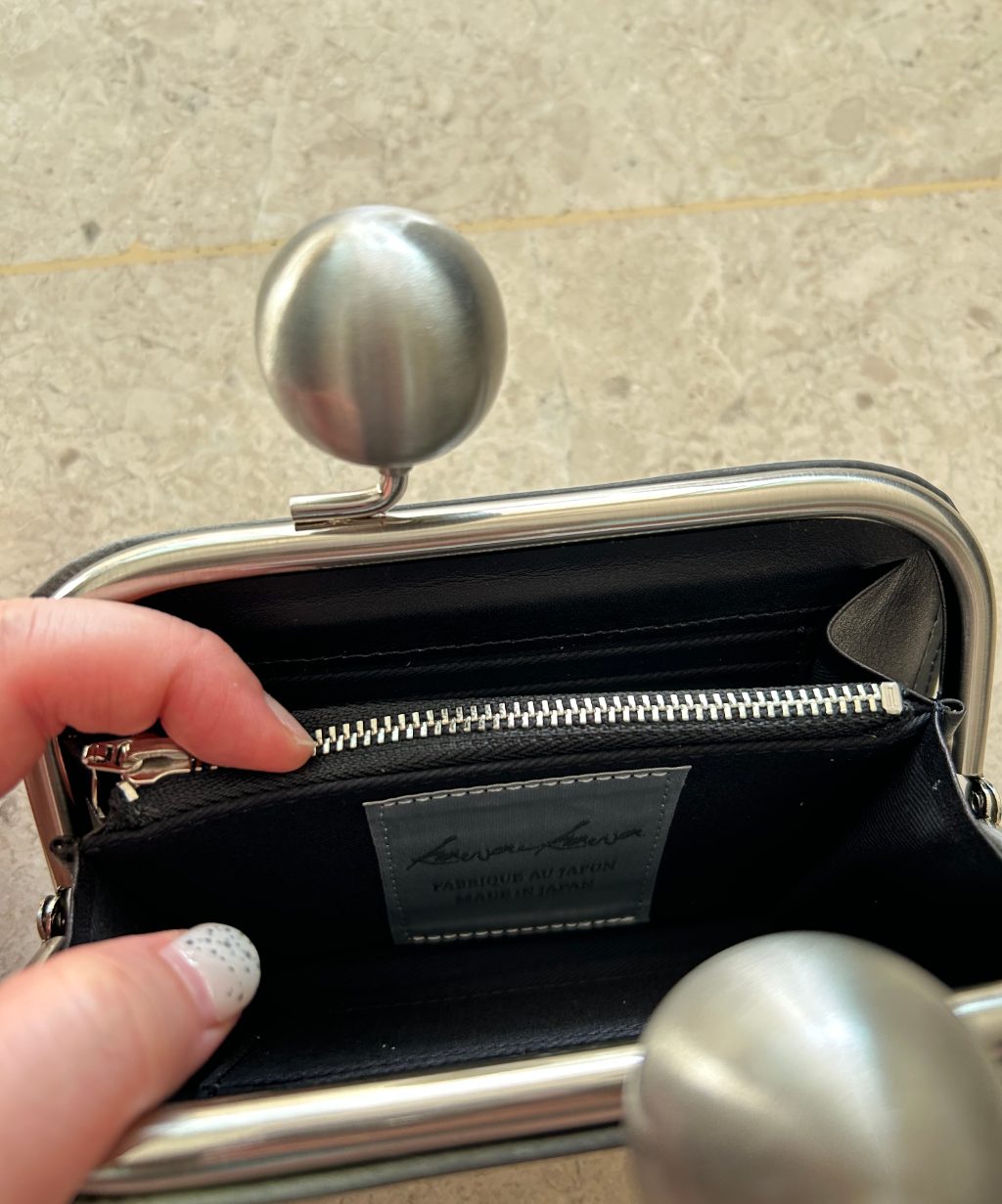 Kawa Kawa Mist Pattern Kisslock Purse