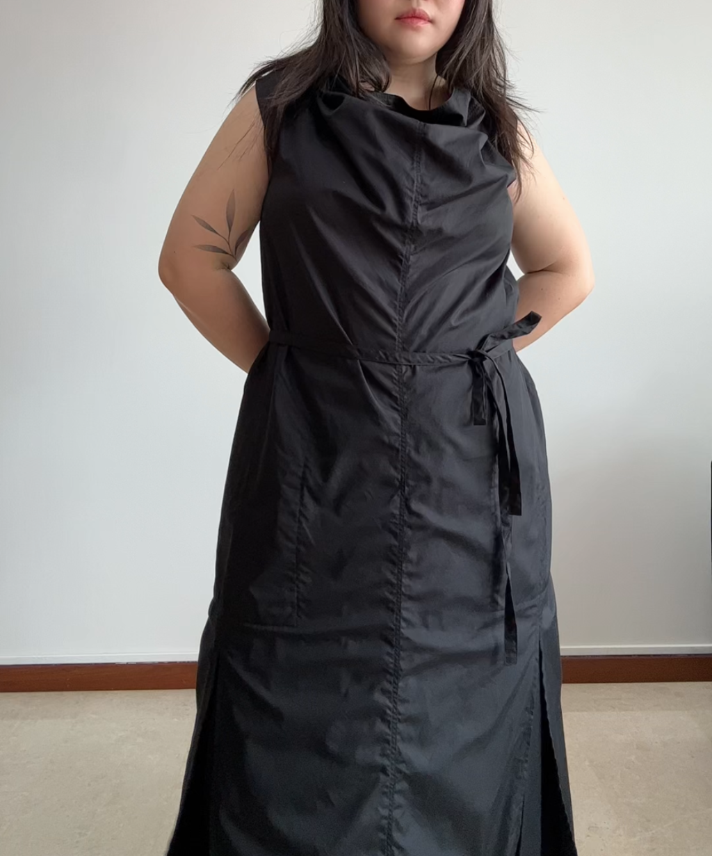 Lemaire Cowl Neck Maxi Dress