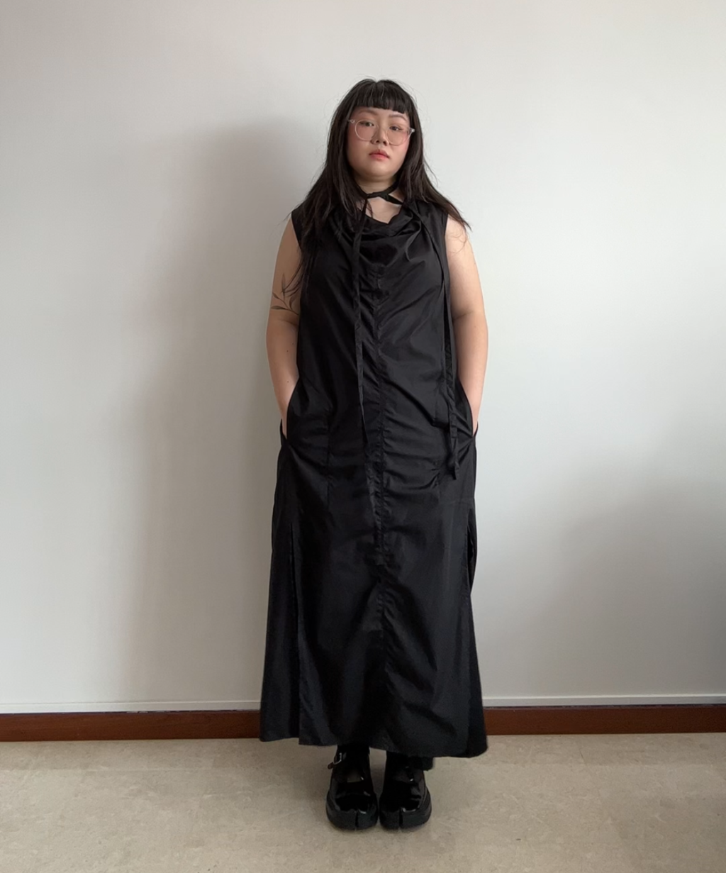 Lemaire Cowl Neck Maxi Dress