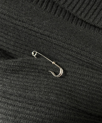 Limi Feu Cropped Lambwool Sweater Scarf