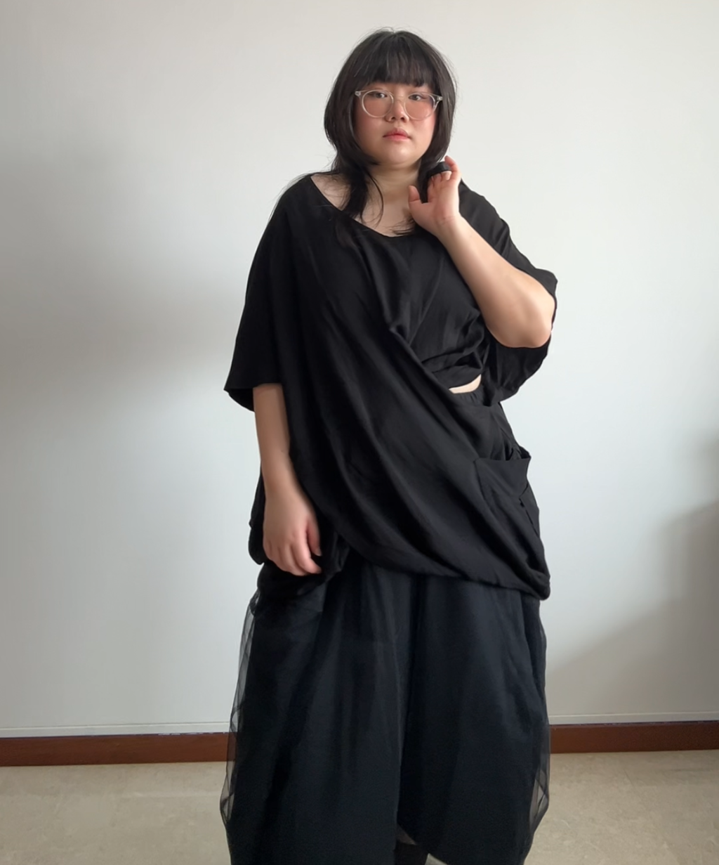 Limi Feu Crisscross Drape Blouse/Dress