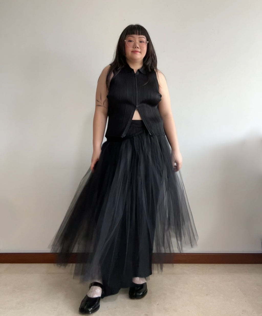 Limi feu 22AA Wrinkles Tulle Skirt チュール 【公式通販】 Limi feu 22AA Wrinkles Tulle Skirt チュール 【公式通販】