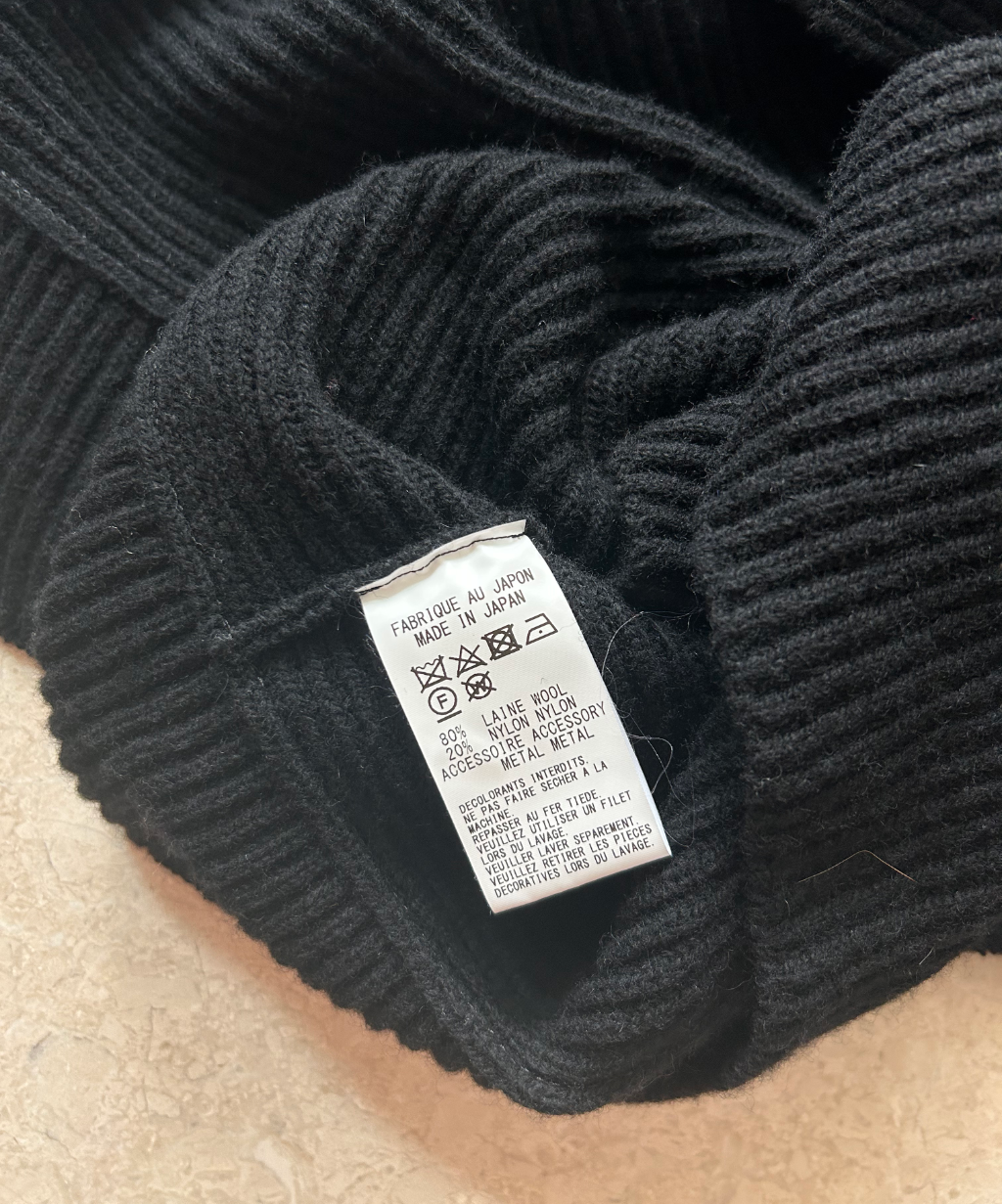 Limi Feu Cropped Lambwool Sweater Scarf