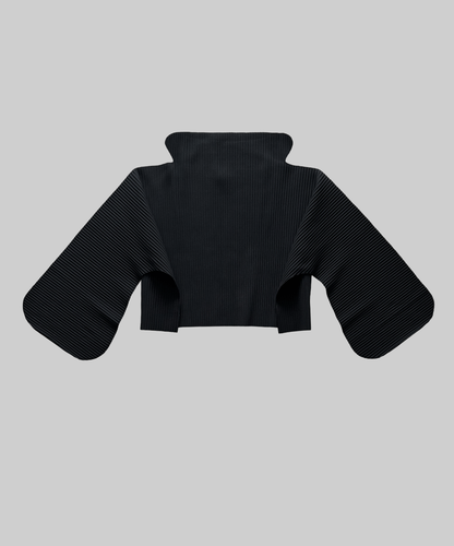 Me Issey Miyake Puzzle Crop Pleated Top (Condition 10/10)