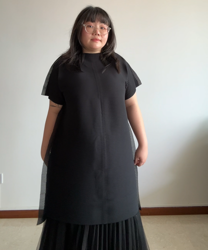 Me Issey Miyake SS25 Mesh Illusion Tshirt Dress (BNWT, Condition 10/10)