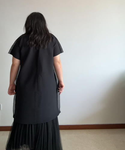 Me Issey Miyake SS25 Mesh Illusion Tshirt Dress (BNWT, Condition 10/10)