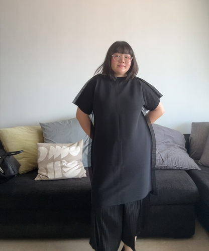 Me Issey Miyake SS25 Mesh Illusion Tshirt Dress (BNWT, Condition 10/10)