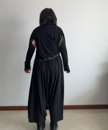 Moyuru Asymmetrical Harem Pants