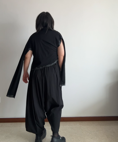 Moyuru Asymmetrical Harem Pants