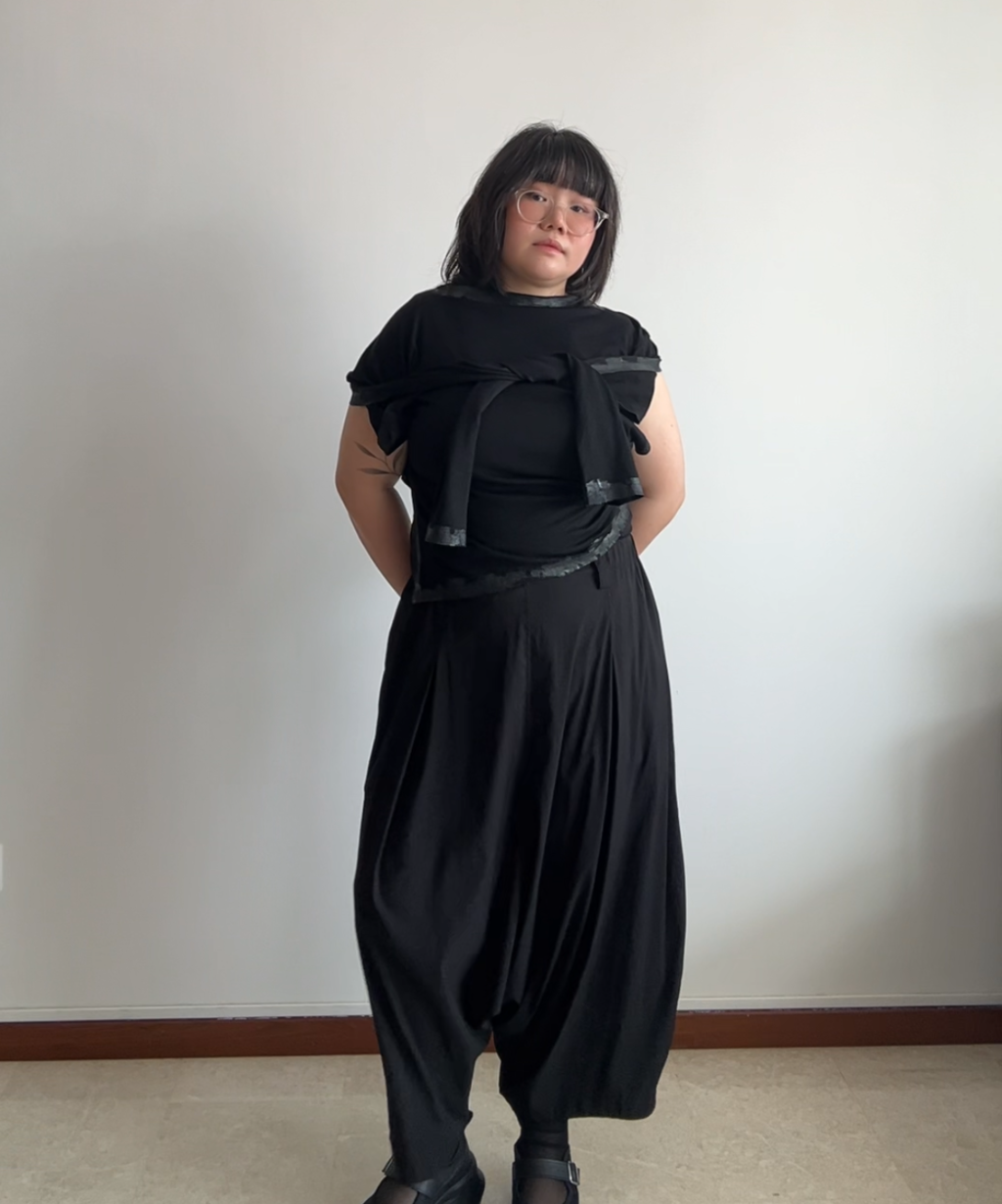 Moyuru Asymmetrical Harem Pants