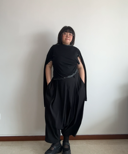 Moyuru Asymmetrical Harem Pants