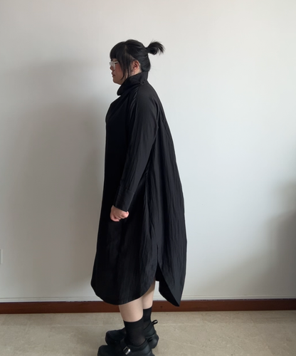 Moyuru Lightweight Draped Dress