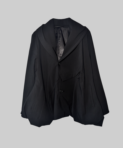 Moyuru SS26 Asymmetric Peplum Blazer