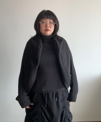 Moyuru 2-way Reversible Box Panelled Jacket