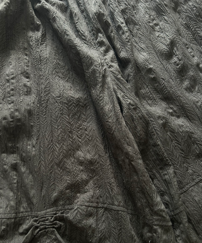 Moyuru Crinkled Texture Shirred Balloon Pants
