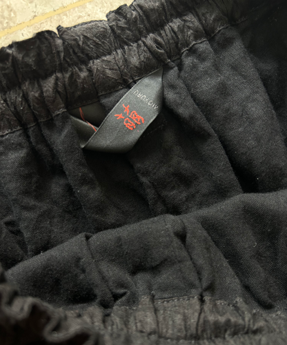 Moyuru Crinkled Texture Shirred Balloon Pants