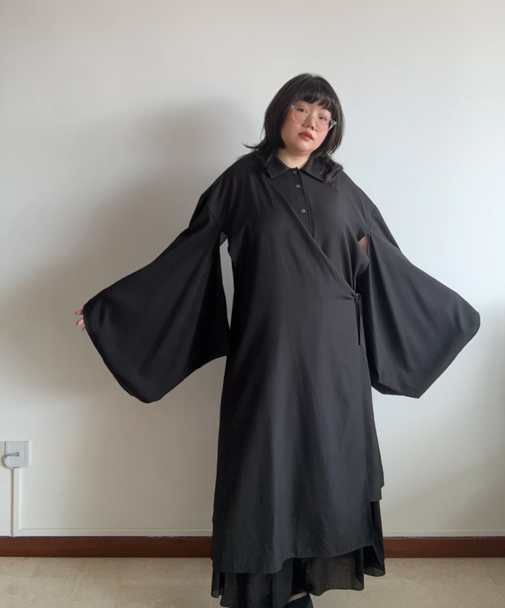 Not Conventional Kimono Wrap Dress
