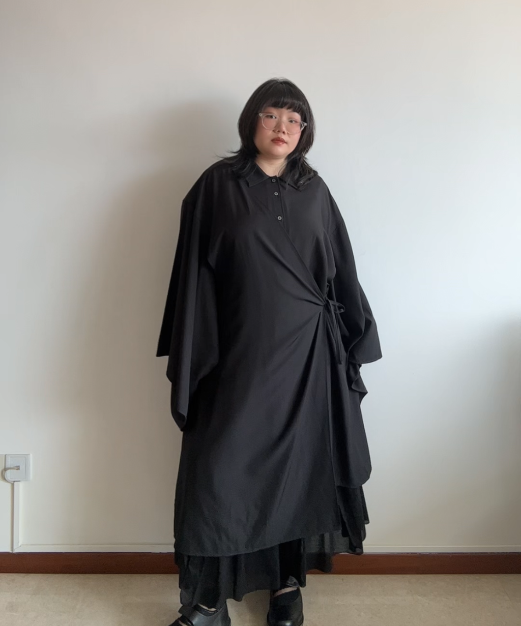 Not Conventional Kimono Wrap Dress